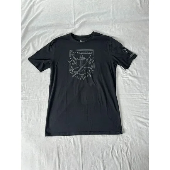 Men's Under Armour Tee Shirt Lot, Size Medium, Black/Blue - Picture 2 of 9